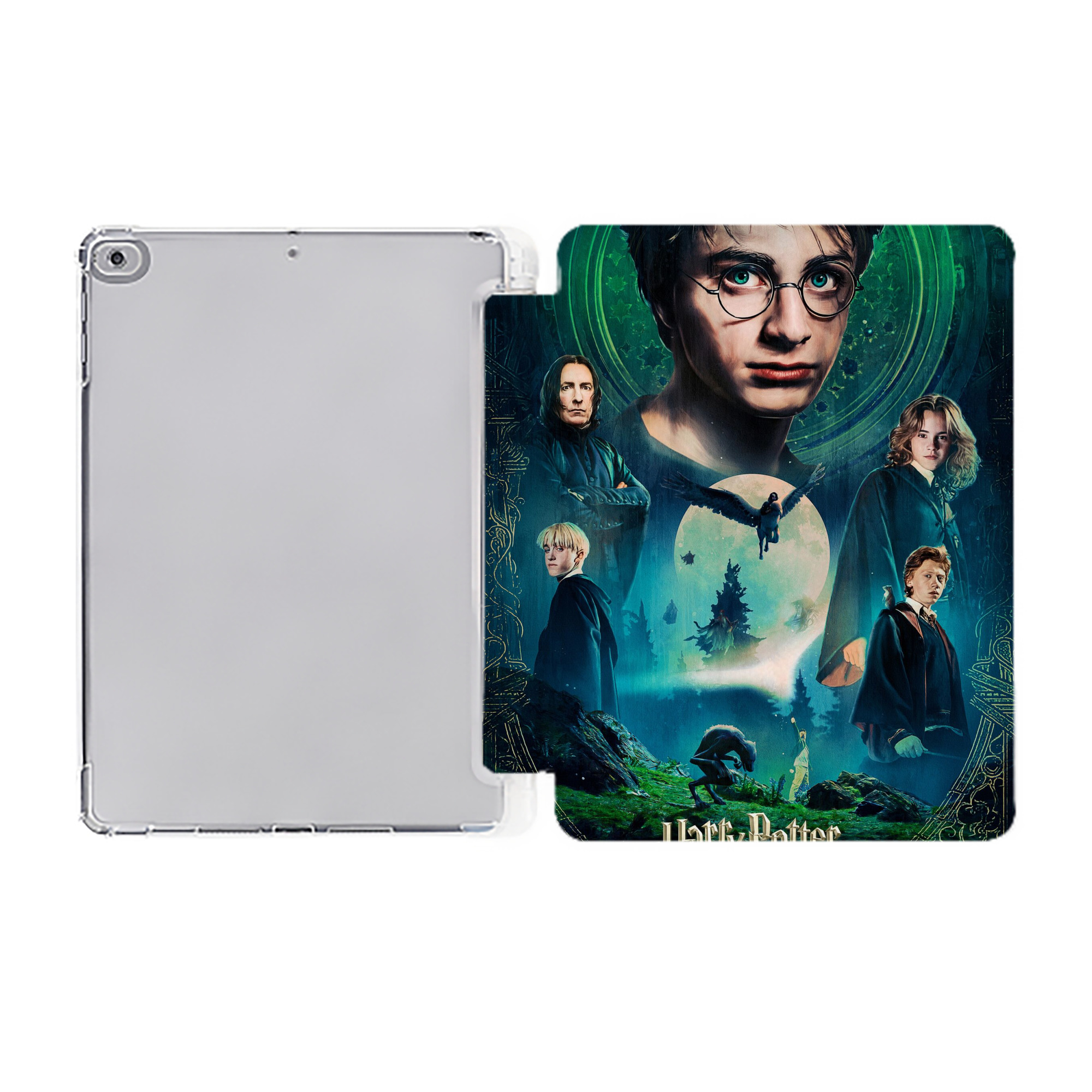 （画像用） Harry Potter ハリー・ポッターシリーズ IPad ケース ペン収納付き 三つ折りスタンド PUレザー×シリコン 対応機種9.5/10.5/10.9インチ